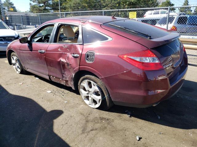 5J6TF2H58CL012367 - 2012 HONDA CROSSTOUR EXL BURGUNDY photo 2