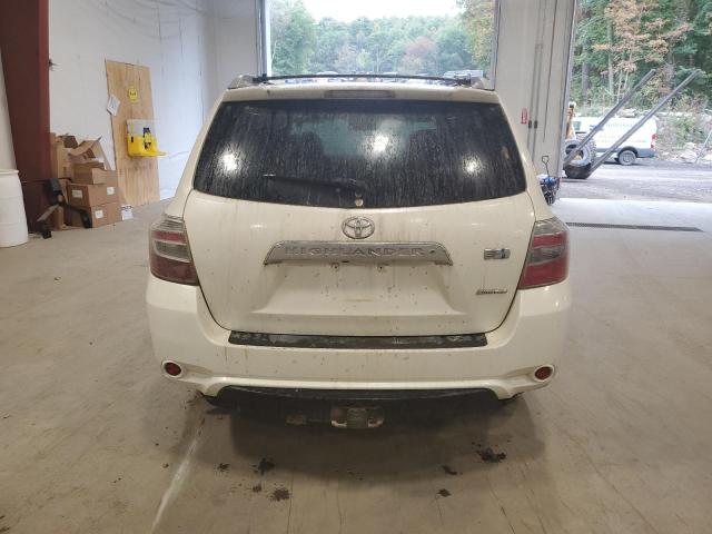 JTEJW3EH4A2039646 - 2010 TOYOTA HIGHLANDER HYBRID LIMITED WHITE photo 6