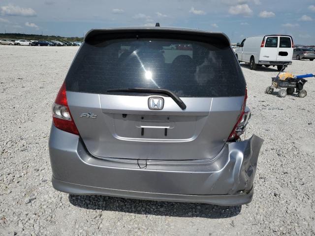 JHMGD38607S027290 - 2007 HONDA FIT S GRAY photo 6