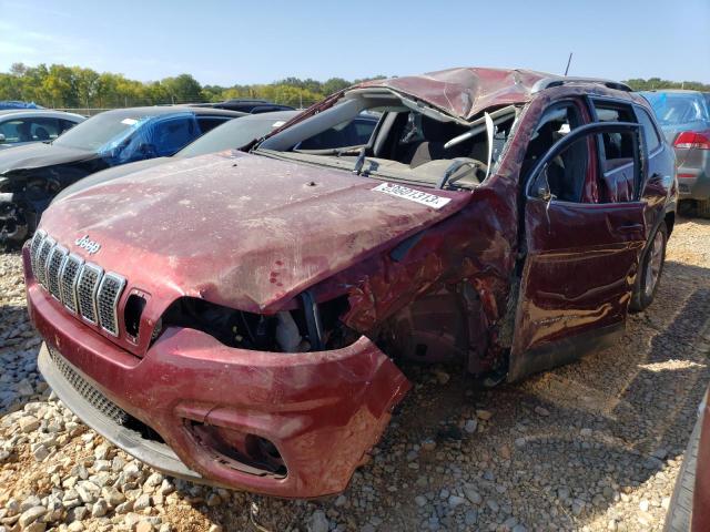 1C4PJLCB7KD326397 - 2019 JEEP CHEROKEE LATITUDE MAROON photo 1