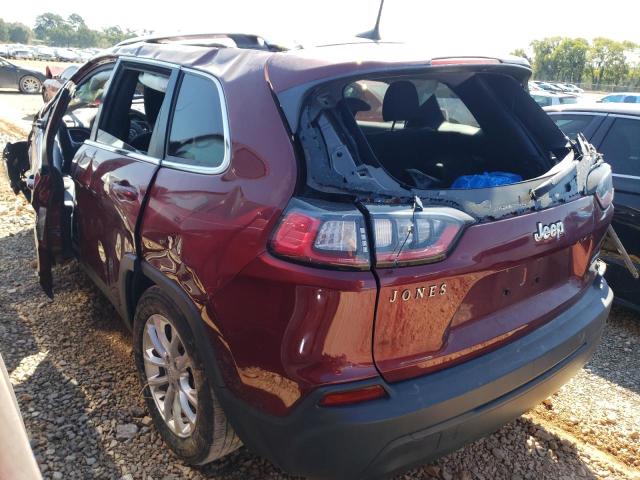 1C4PJLCB7KD326397 - 2019 JEEP CHEROKEE LATITUDE MAROON photo 2