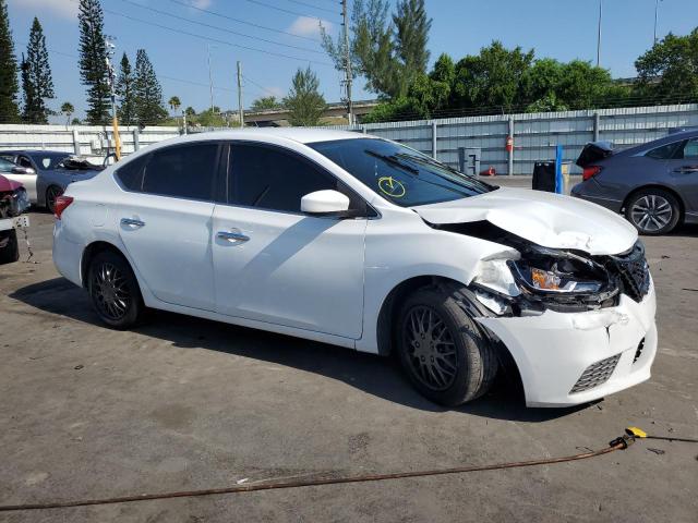 3N1AB7AP4JY302338 - 2018 NISSAN SENTRA S WHITE photo 4