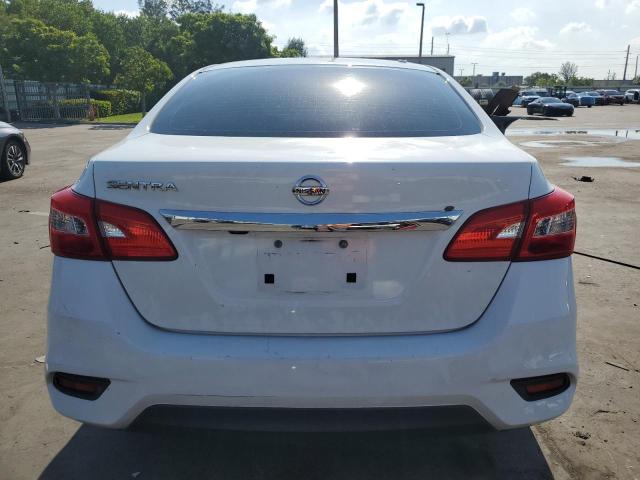 3N1AB7AP4JY302338 - 2018 NISSAN SENTRA S WHITE photo 6