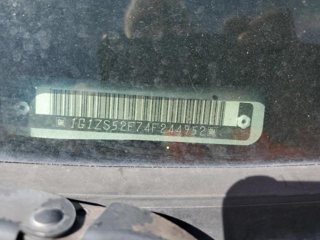 1G1ZS52F74F244952 - 2004 CHEVROLET MALIBU SILVER photo 12