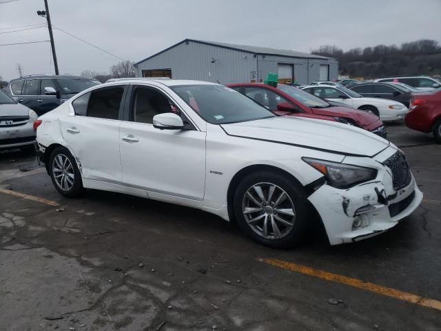 JN1AV7AR6EM700751 - 2014 INFINITI Q50 HYBRID PREMIUM WHITE photo 4