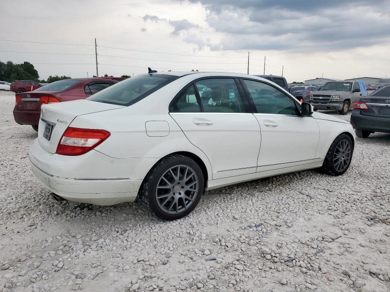 WDDGF81X99R044648 - 2009 MERCEDES-BENZ C 300 4MATIC WHITE photo 3