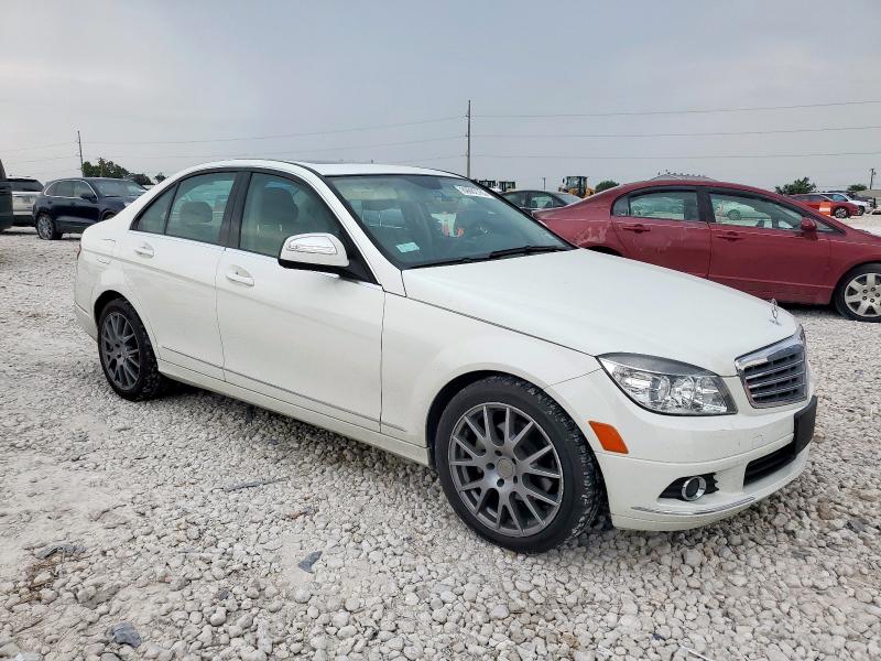 WDDGF81X99R044648 - 2009 MERCEDES-BENZ C 300 4MATIC WHITE photo 4
