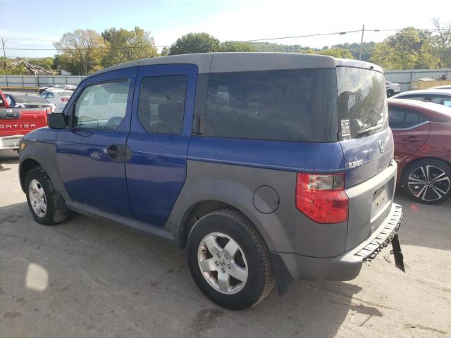 5J6YH17615L012041 - 2005 HONDA ELEMENT EX BLUE photo 2