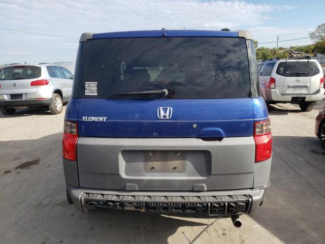 5J6YH17615L012041 - 2005 HONDA ELEMENT EX BLUE photo 6