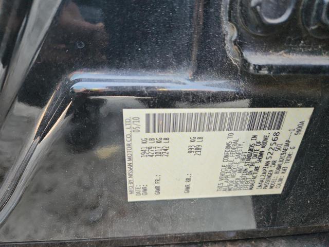 1N4AL2AP3AN522568 - 2010 NISSAN ALTIMA BASE BLACK photo 12