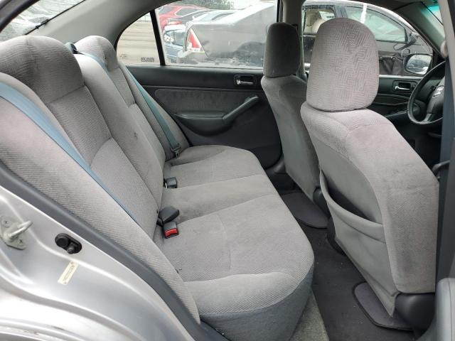1HGES25702L036789 - 2002 HONDA CIVIC EX SILVER photo 10