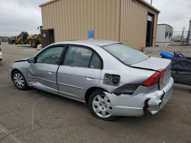 1HGES25702L036789 - 2002 HONDA CIVIC EX SILVER photo 2