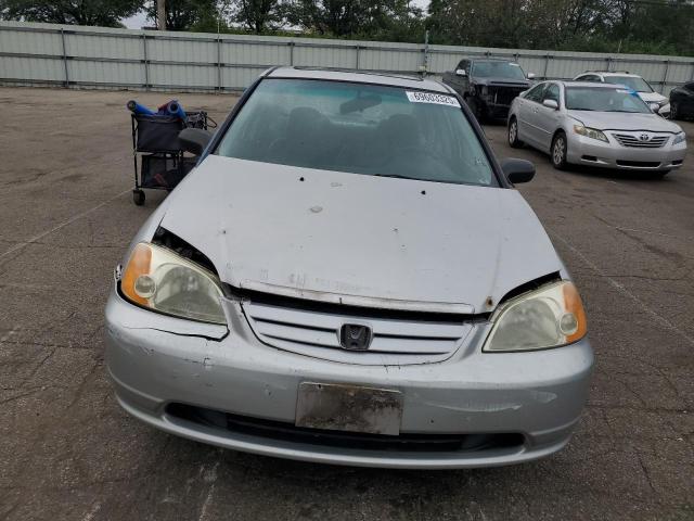 1HGES25702L036789 - 2002 HONDA CIVIC EX SILVER photo 5