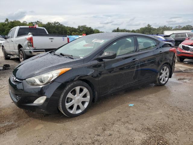 5NPDH4AE4DH238518 - 2013 HYUNDAI ELANTRA GLS BLACK photo 1