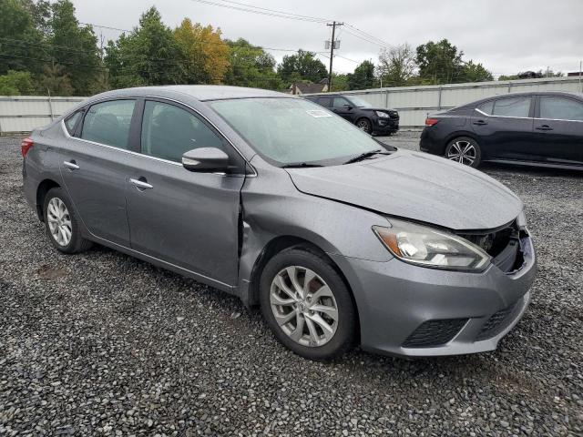 3N1AB7AP4KY438728 - 2019 NISSAN SENTRA S GRAY photo 4