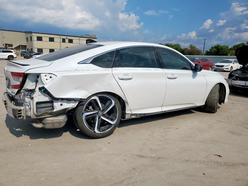 1HGCV1F38MA098475 - 2021 HONDA ACCORD SPORT თეთრი ფოტო 3