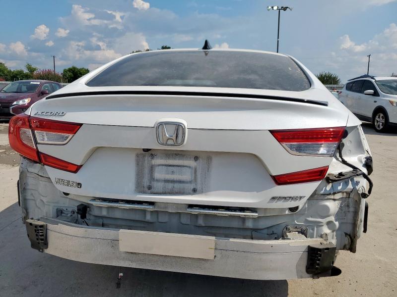 1HGCV1F38MA098475 - 2021 HONDA ACCORD SPORT თეთრი ფოტო 6