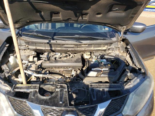 KNMAT2MT9GP648756 - 2016 NISSAN ROGUE S GRAY photo 12