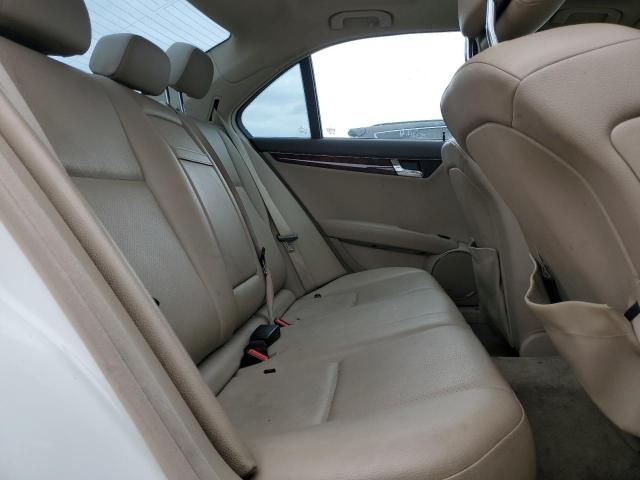 WDDGF8BB4AR108828 - 2010 MERCEDES-BENZ C 300 4MATIC WHITE photo 10