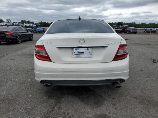 WDDGF8BB4AR108828 - 2010 MERCEDES-BENZ C 300 4MATIC WHITE photo 6