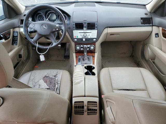 WDDGF8BB4AR108828 - 2010 MERCEDES-BENZ C 300 4MATIC WHITE photo 8