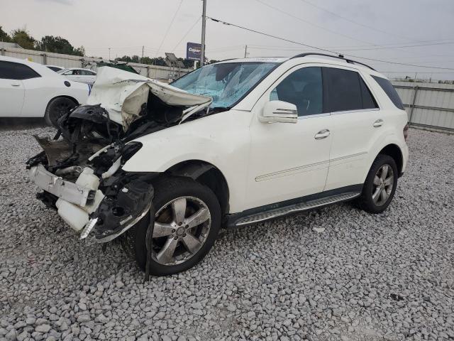 4JGBB8GB6BA684134 - 2011 MERCEDES-BENZ ML 350 4MATIC WHITE photo 1