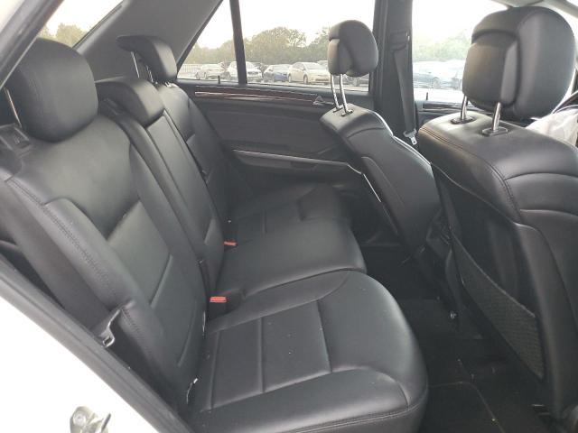 4JGBB8GB6BA684134 - 2011 MERCEDES-BENZ ML 350 4MATIC WHITE photo 10