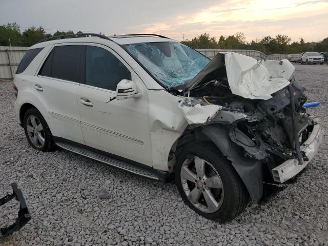 4JGBB8GB6BA684134 - 2011 MERCEDES-BENZ ML 350 4MATIC WHITE photo 4