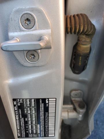 4JGDA5HB2EA352964 - 2014 MERCEDES-BENZ ML 350 4MATIC SILVER photo 14