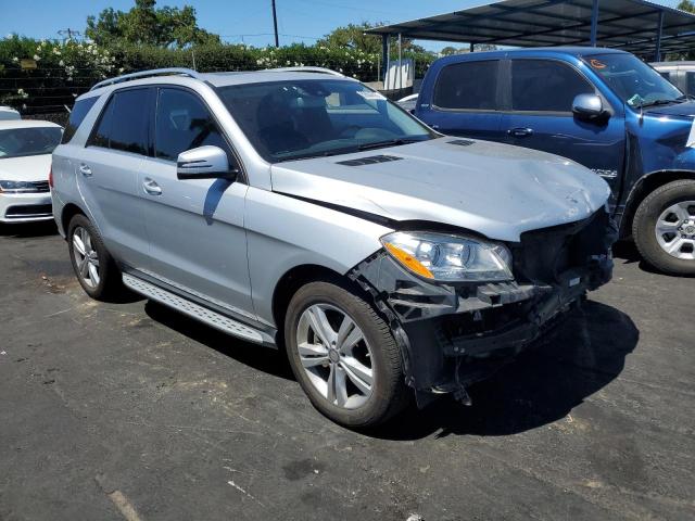 4JGDA5HB2EA352964 - 2014 MERCEDES-BENZ ML 350 4MATIC SILVER photo 4