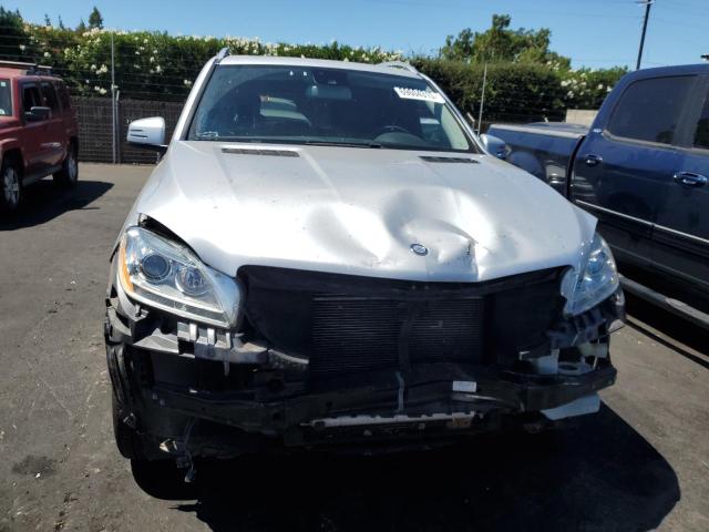 4JGDA5HB2EA352964 - 2014 MERCEDES-BENZ ML 350 4MATIC SILVER photo 5