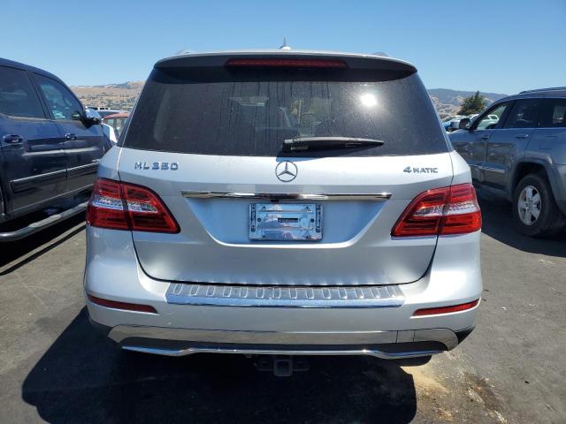 4JGDA5HB2EA352964 - 2014 MERCEDES-BENZ ML 350 4MATIC SILVER photo 6