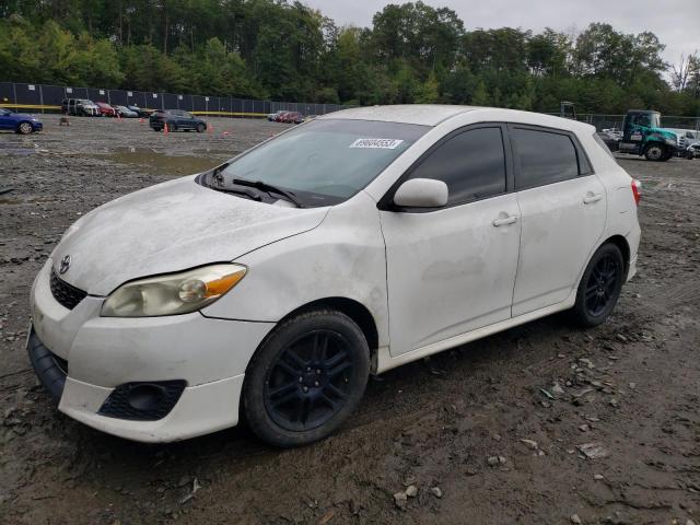 2T1KE40E59C012063 - 2009 TOYOTA COROLLA MA S WHITE photo 1