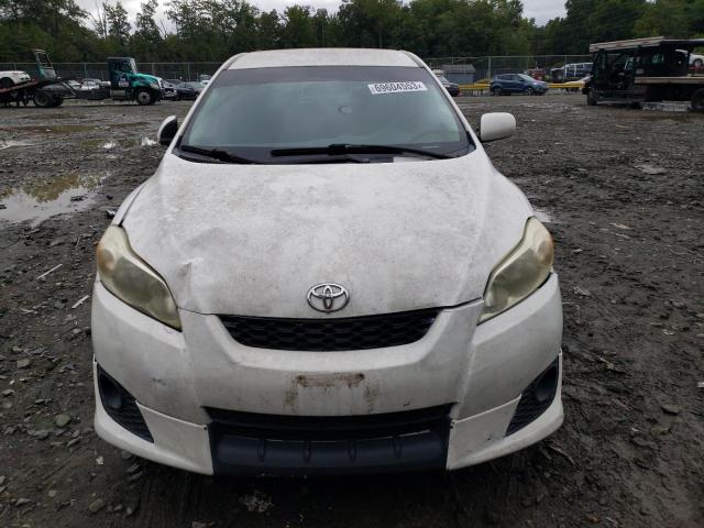 2T1KE40E59C012063 - 2009 TOYOTA COROLLA MA S WHITE photo 5