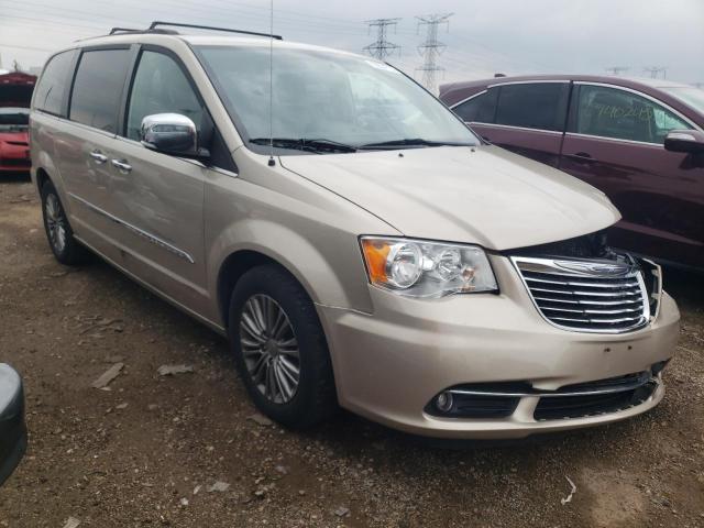 2C4RC1CG0ER425714 - 2014 CHRYSLER TOWN & COU TOURING L TAN photo 4