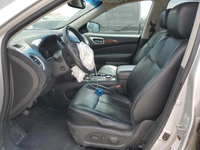 5N1AR2MMXEC718708 - 2014 NISSAN PATHFINDER S SILVER photo 7