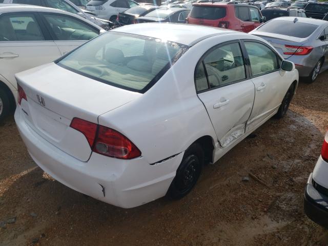 2HGFA16508H525648 - 2008 HONDA CIVIC LX WHITE photo 4