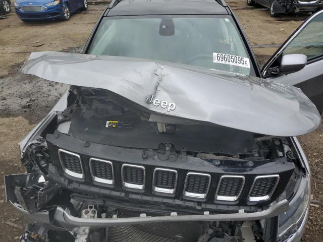 3C4NJDCB1KT761374 - 2019 JEEP COMPASS LIMITED ვერცხლისფერი ფოტო 11