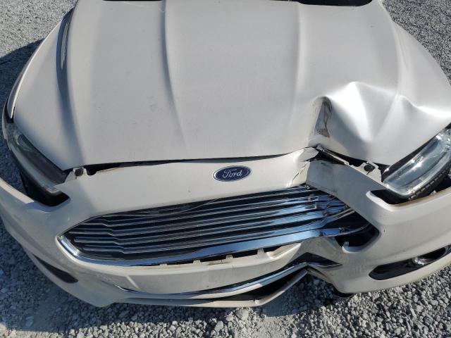 3FA6P0RU4DR281999 - 2013 FORD FUSION TITANIUM HEV WHITE photo 11