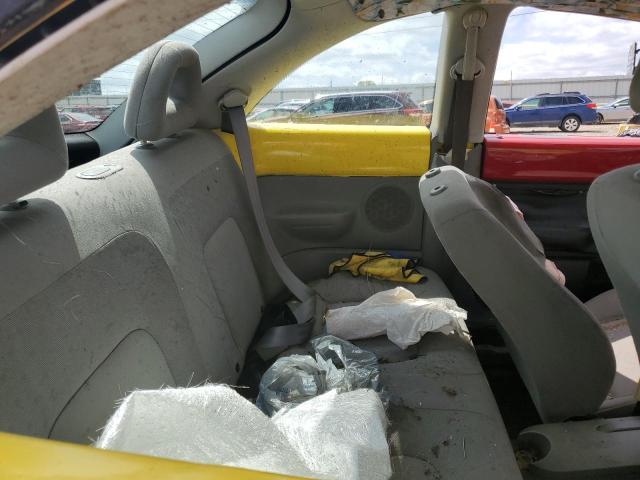 3VWBK21C52M428599 - 2002 VOLKSWAGEN NEW BEETLE GL 黄色 照片 10