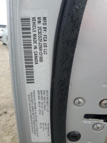 2C3CDZFJ2NH131900 - 2022 DODGE CHALLENGER R/T SCAT PACK SILVER photo 13