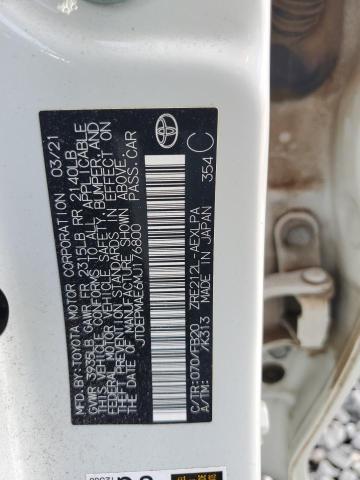 JTDEPMAE6MJ176800 - 2021 TOYOTA COROLLA LE 白色 照片 13