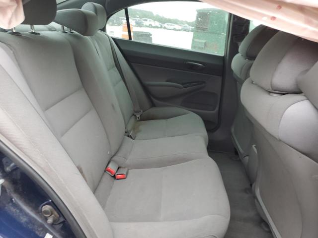 1HGFA16266L138687 - 2006 HONDA CIVIC DX BLUE photo 10