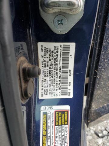 1HGFA16266L138687 - 2006 HONDA CIVIC DX BLUE photo 13