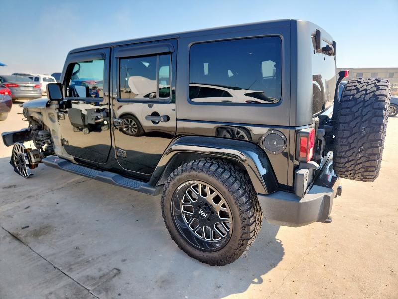 1C4BJWEGXHL627877 - 2017 JEEP WRANGLER U SAHARA BLACK photo 2
