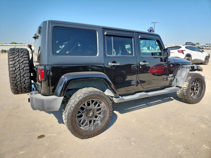 1C4BJWEGXHL627877 - 2017 JEEP WRANGLER U SAHARA BLACK photo 3