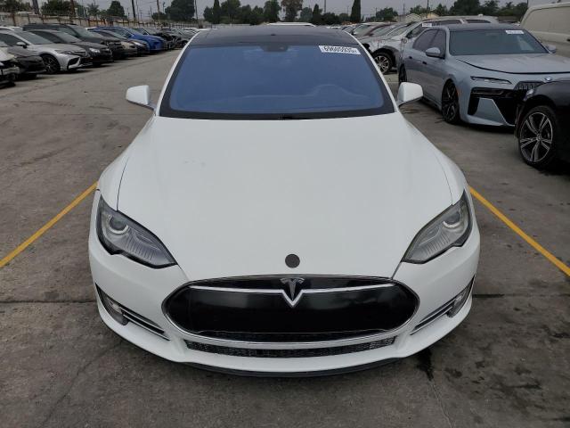 5YJSA1H28EFP64012 - 2014 TESLA MODEL S WHITE photo 5