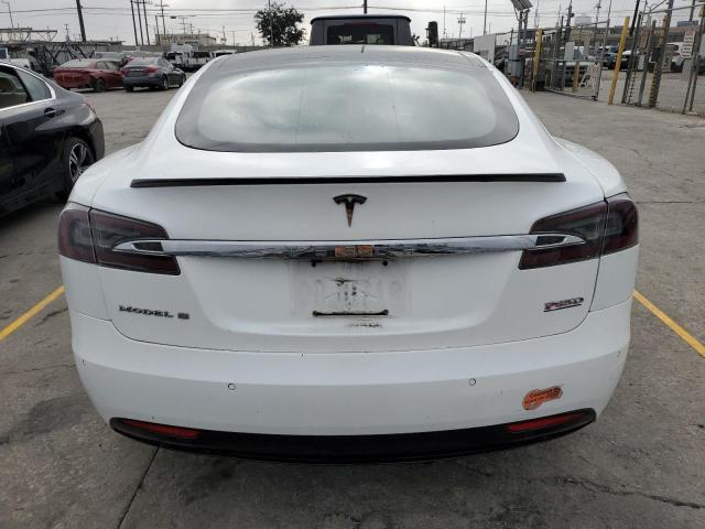 5YJSA1H28EFP64012 - 2014 TESLA MODEL S WHITE photo 6