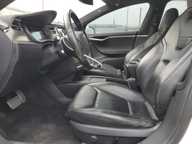 5YJSA1H28EFP64012 - 2014 TESLA MODEL S WHITE photo 7