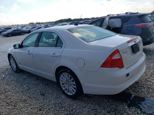 3FADP0L30BR270373 - 2011 FORD FUSION HYBRID WHITE photo 2